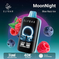 ELFBAR MOONNIGHT - BLUE RAZZ ICE