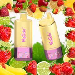 VAPSOLO TRIPLE 60000 - STRAWBERRY BANANA & RASPBERRY WATERMELON & LEMON LIME