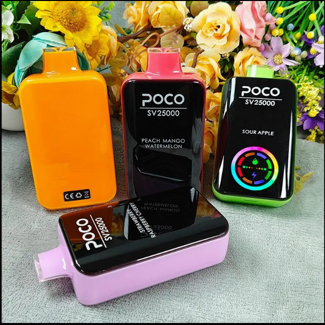 Poco SV25000 disposable vape collection – high-capacity device with long-lasting smooth taste