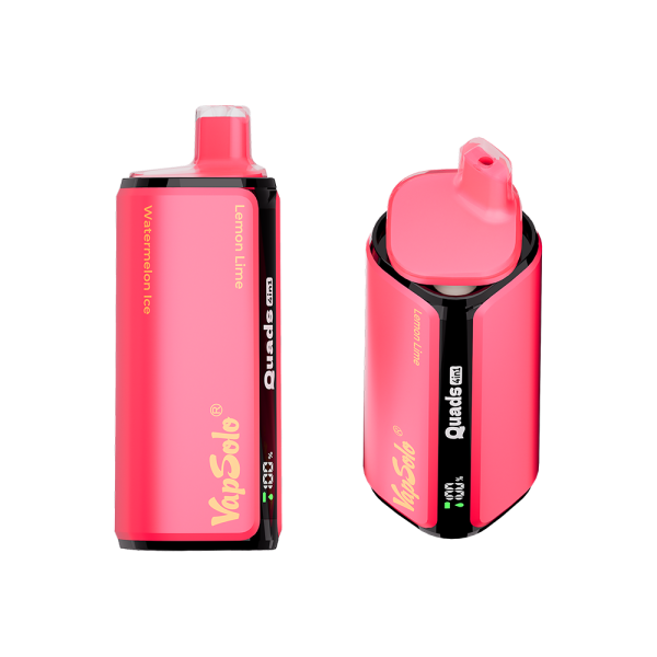 Vapsolo Quads 80000 - Lemon Lime & Watermelon Ice & Black Ice Dragonfruit Strawberry & Love66