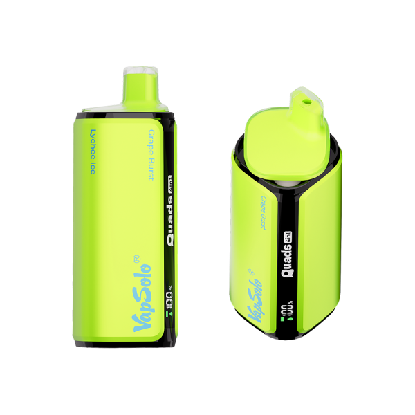 Vapsolo Quads 80000 - Grape Burst & Lychee Ice & Peach Berry & Kiwi Passionfruit Guava