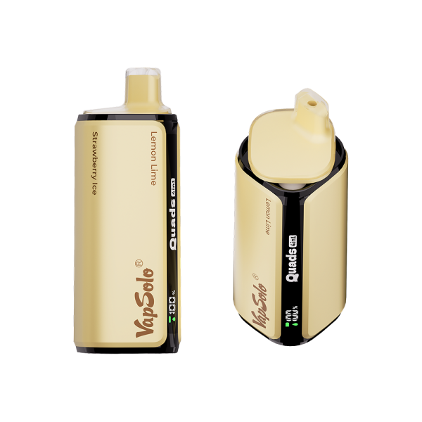 Vapsolo Quads 80000 - Lemon Lime & Strawberry Ice & Raspberry Watermelon & Fizzy Cherry