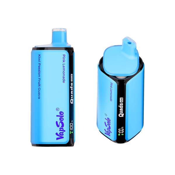 Vapsolo Quads 80000 - Pink Lemonade & Kiwi Passionfruit Guava & Peach Berry & Strawberry Banana
