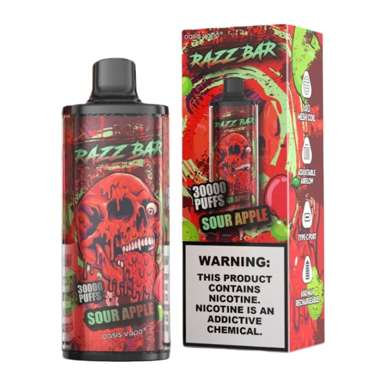 Razz Bar 30000 Sour Apple