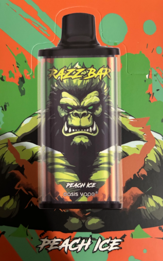 Razz BAR 15000 Peach Ice 2%