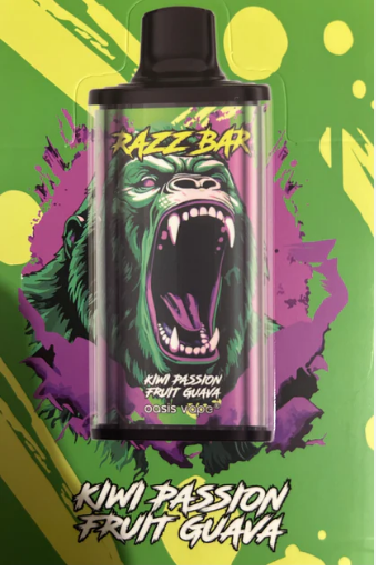 Razz BAR 15000 Kiwi Passion Fruit Guava 2%