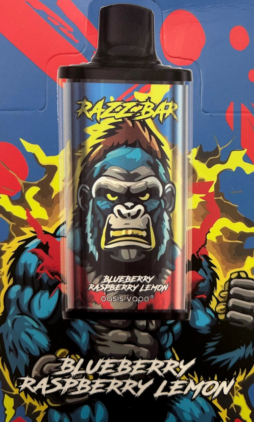 Razz BAR 15000 Blueberry Raspberry Lemon 2%