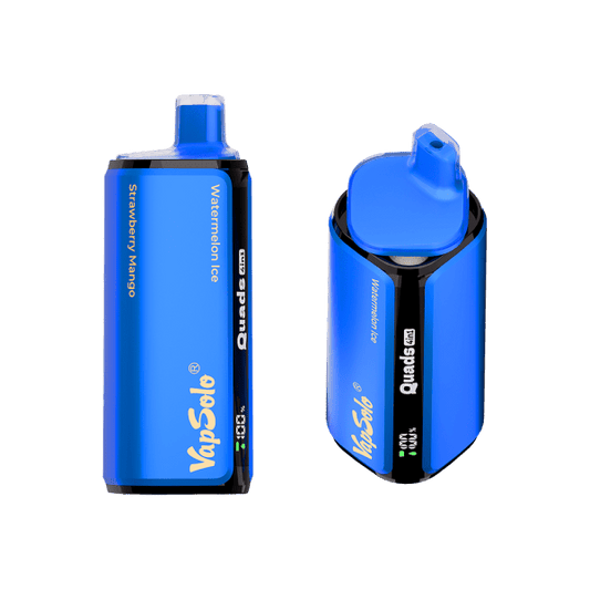 Vapsolo Quads 80K - Watermelon Ice & Strawberry Mango & Blueberry Ice & Fizzy Cherry