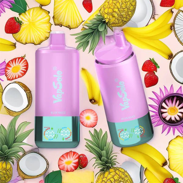 VAPSOLO TRIPLE 60000 - PINEAPPLE COCONUT & STRAWBERRY BANANA & BLUE RAZZ