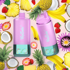 VAPSOLO TRIPLE 60000 - PINEAPPLE COCONUT & STRAWBERRY BANANA & BLUE RAZZ