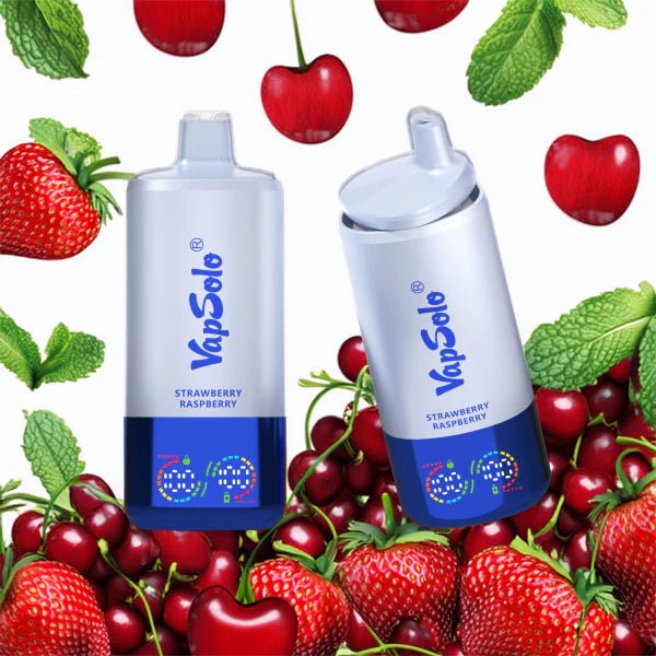 VAPSOLO TRIPLE 60000 - STRAWBERRY RASPBERRY & CHERRY BERRY & GRAPE MINT